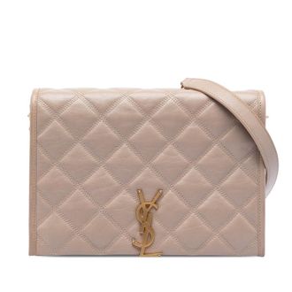 Saint Laurent Pre-owned Saint Laurent Mini Quilted Lambskin Becky Chain Shoulder Bag Ladies GAC4QHZE5VNWAGUY