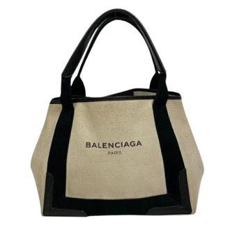 Balenciaga Pre-owned Tote Bags, unisex, Beige, Size: ONE SIZE Pre-owned Vintage Canvas Tote Bag