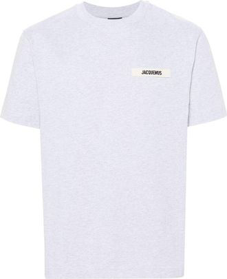 Jacquemus Le T-shirt Gros Grain top - men - Cotton - 3XL - Grey