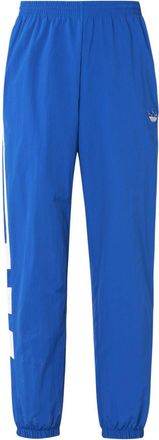 adidas Balanta Track Pants Splicing Contrasting Colors White Blue Bundle Feet Blue ED7128