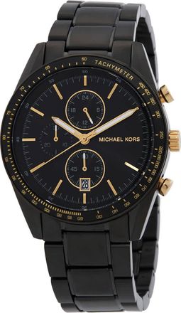 Michael Kors Warren Chronograph Quartz Black Dial Mens Watch MK9113