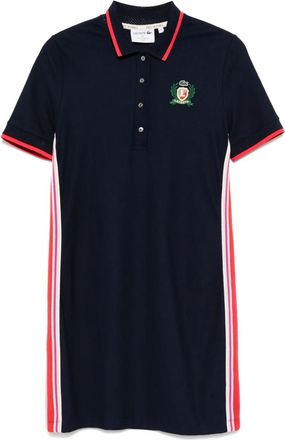 Lacoste Abito stile polo French Made aderente - Blu