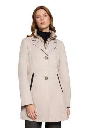 Gil Bret Outdoorjacke GIL BRET, Damen, Gr. 36, silber rock, Web, Obermaterial: 58% Baumwolle, 42% Polyester, unifarben, regular fit normal, ohne Ausschnitt, Ja