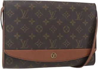 Louis Vuitton Pre-owned Cross Body Bags, female, Brown, Size: ONE SIZE Pre-owned Canvas Cross Body Bag