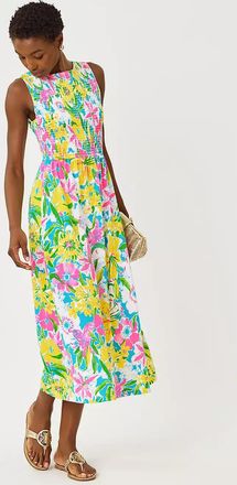 Lilly Pulitzer Finnley Smocked Midi Dress