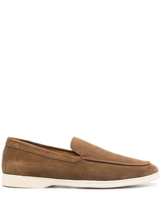 Henderson Baracco Mocassini con punta smussata - Marrone