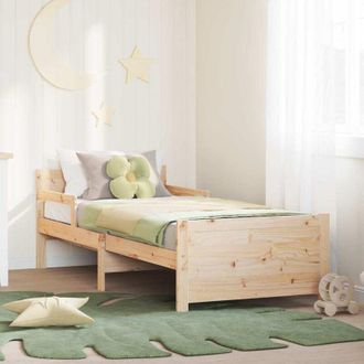 vidaXL Vidaxl - Letto Estensibile per Bambini Other Marrone 80 x 130 / 165 / 200 cm