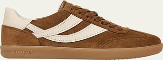 Vince Oasis Mixed Leather Retro Sneakers