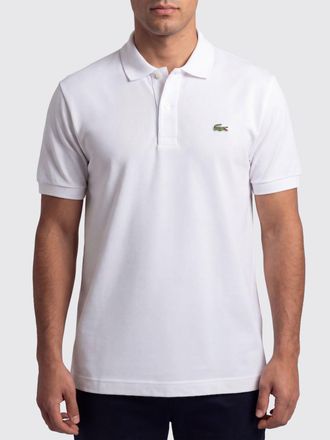 Lacoste Polo in cotone con logo Lacoste