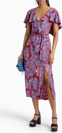 Diane Von F&uuml;rstenberg Aba Wrap Dress In Purple