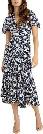 Cinq à Sept Graphic Floral Peeta Dress