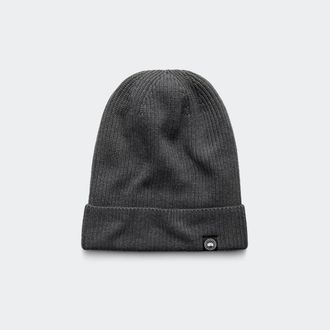 Canada Goose Cotton Rib Toque (Men, Coastal Grey Heather, ONESIZE)
