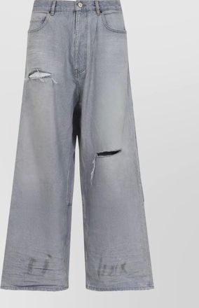 Balenciaga baggy trousers wide leg belt loops