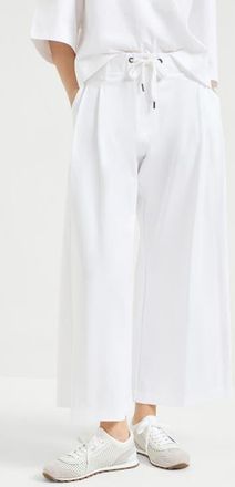 Brunello Cucinelli Couture interlock trousers in White at Nordstrom, Size 4X-Large Eu