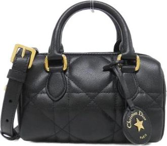 Dior Pre-owned Groove 16 Calf Shoulder Bag - Dames - Vintage Handtas - Zwart - ONE Size - Leer - Vintage