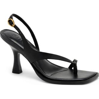 Cult Gaia Paxton Thong Slide Sandal in Black at Nordstrom, Size 6.5Us
