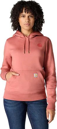 Carhartt Work in Progress Iconic Clarksburg Hoodie Womens Dusty Cedar Fleece Pullover POSH153