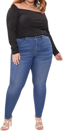 YMI Missy Skinny Jeans - Plus In Dark Wash