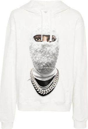 Ih Nom Uh Nit Beige Trui met Unieke Stijl - Heren - Hoodies - Wit - L - Hoodies & sweatvesten
