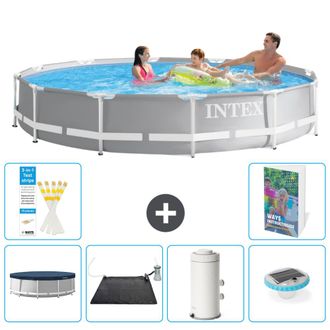 Intex Piscina Prism Frame Redonda - 366x76 Cm - 7-piezas S76