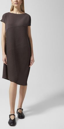 Issey Miyake Womens Slanted pleating dress