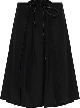 Moncler Wool Skirt - Dames - Midirokken - Zwart - XS - Wol - Rokken