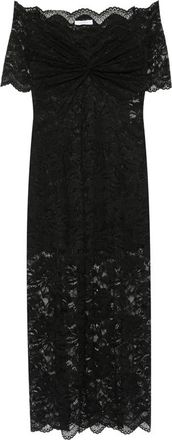 Paco Rabanne Off-the-shoulder Lace Maxi Dress