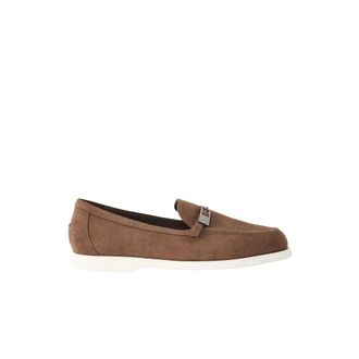 Le Silla Loafers, female, Brown, Size: 9 1/2 US Buckle Strap Loafers