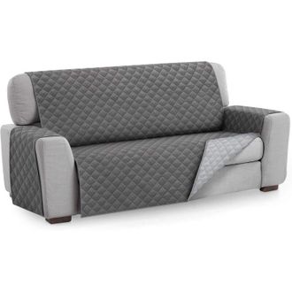 OEM Funda Para Sof&aacute; - 3 Plazas - 160 Cm - Reversible - 100% Poli&eacute;ster - Gris