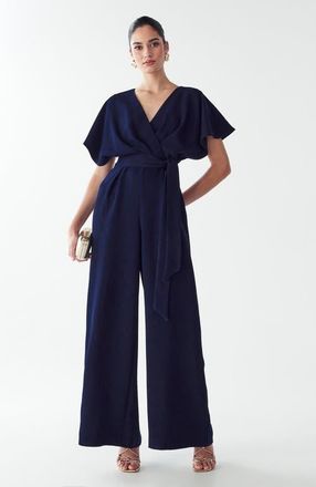BWLDR Shana Jumpsuit in Navy Blue at Nordstrom, Size 4