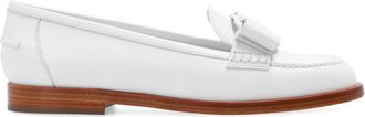 Ferragamo Ladies White Loafers, US Size 9.5