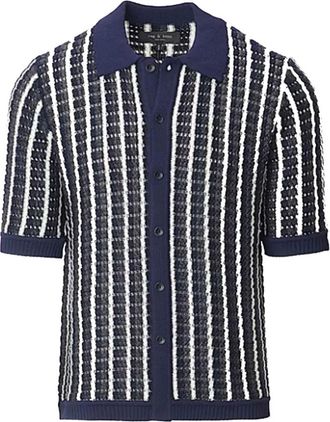 Rag & Bone Overhemden, Heren, Veelkleurig, S, Rag Bone T-shirts en Polo Navy