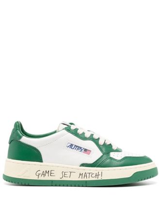 Autry Green Medalist Low Sneakers