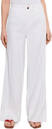 NYDJ Trouser Womens Dress Pants Optic White : 10 32, Elastane/Linen/Viscose