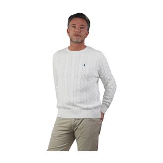 Polo Ralph Lauren Hombre, Jerseys, Blanco, Talla: L