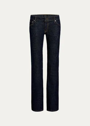 Khaite Conforti Cotton-Blend Jeans