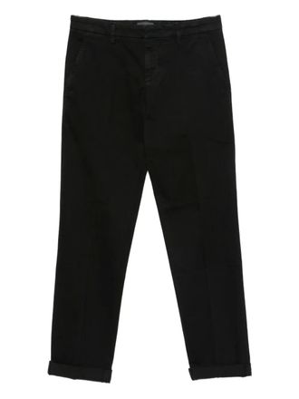 Dondup pleated belt-loops trousers - Black