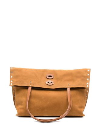 Zanellato ASpasso Jones Suede Leather Handbag