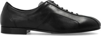 Jil Sander Leren schoenen - Heren - Veterschoenen - Zwart - 40 EU - Leer - Schoenen