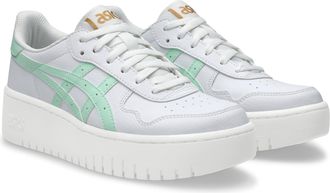 Asics Sneaker ASICS SPORTSTYLE JAPAN S PF, Damen, Gr. 39,5, weiss (wei&szlig;, mint tint), Leder, Synthetik, Schuhe Sneaker