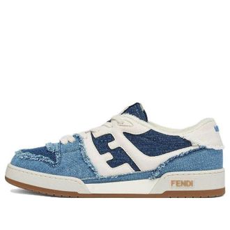 Fendi Match Low Top Blue Denim 7E1495AMF1F1JID