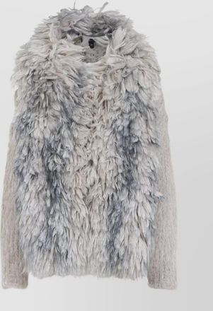 Giorgio Armani polyamide mohair blend cardigan