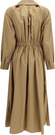 Max Mara Womens Beige Cotton Casual Dress