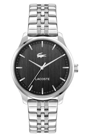 Lacoste Lisbon Bracelet Watch, 42mm in Silver at Nordstrom