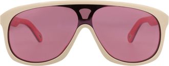 Chlo&eacute; Aviator-Frame Recycled Acetate Sunglasses
