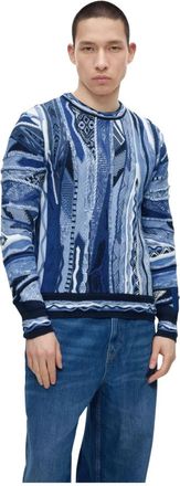 Carlo Colucci Uomo, Maglie, Blu, XL, new