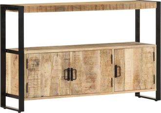 vidaXL Aparador Madera Maciza De Mango 120x30x75 Cm Vidaxl