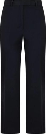 Max Mara Umanita Wijde Broek met Hoge Taille - Dames - Wijde Broeken - Zwart - S - Katoen - Broeken