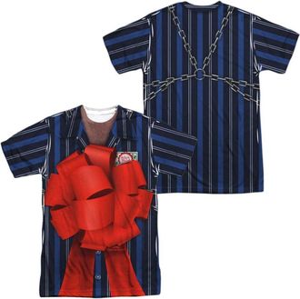 Gildan Christmas Vacation Frank Shirley (Front/Back Print) Short Sleeve Adult Poly Crew Tee / T-Shirt