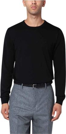 Roberto Collina Hombre, Jerseys, Negro, Talla: M